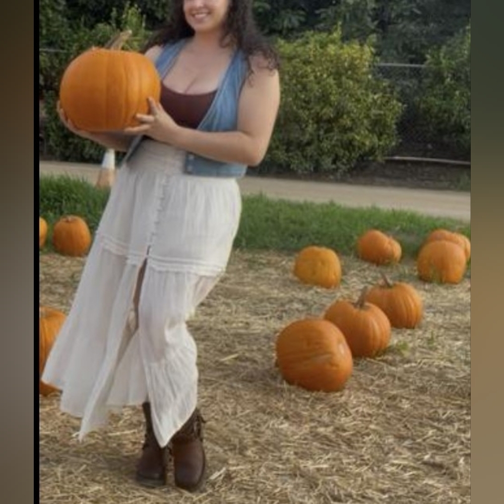 Aerie Boho Button Maxi Skirt - Picture 10 of 10